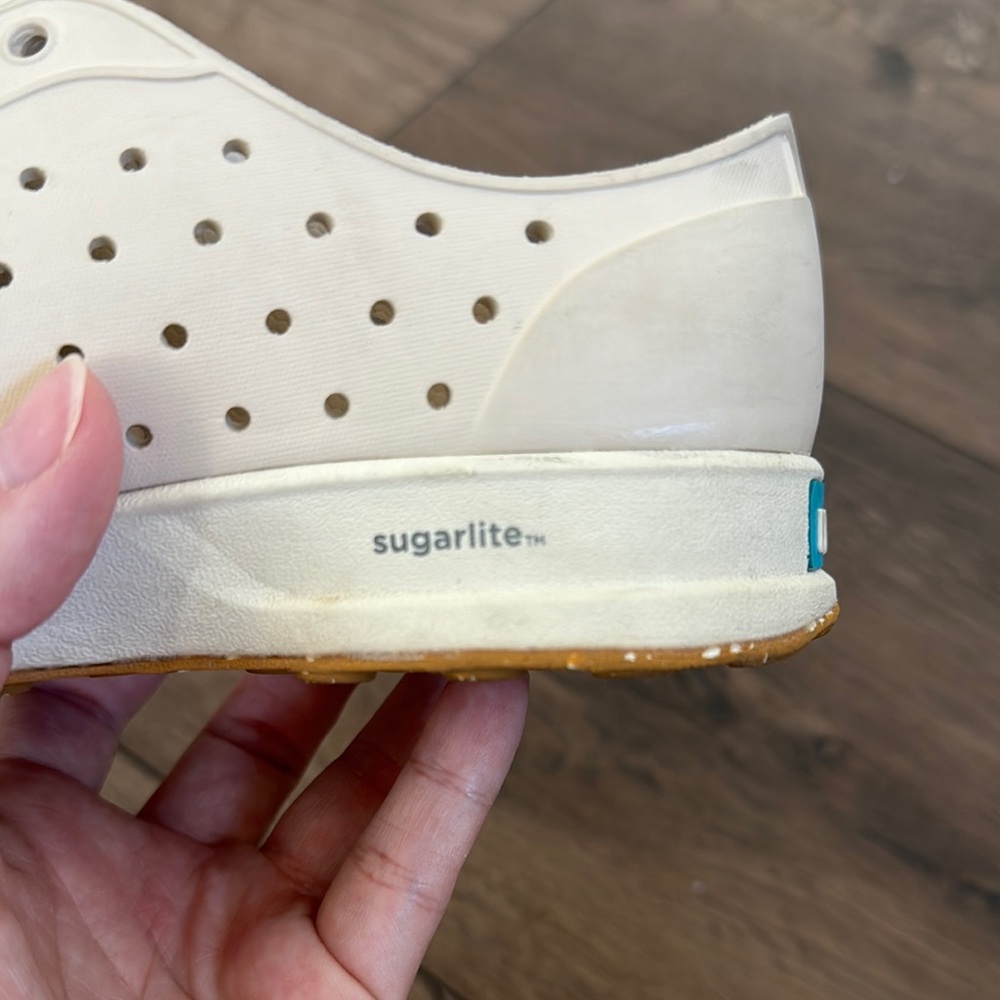 Native Kids Shoes - Cream Mash Speckle Rubber - Picture 9 of 9